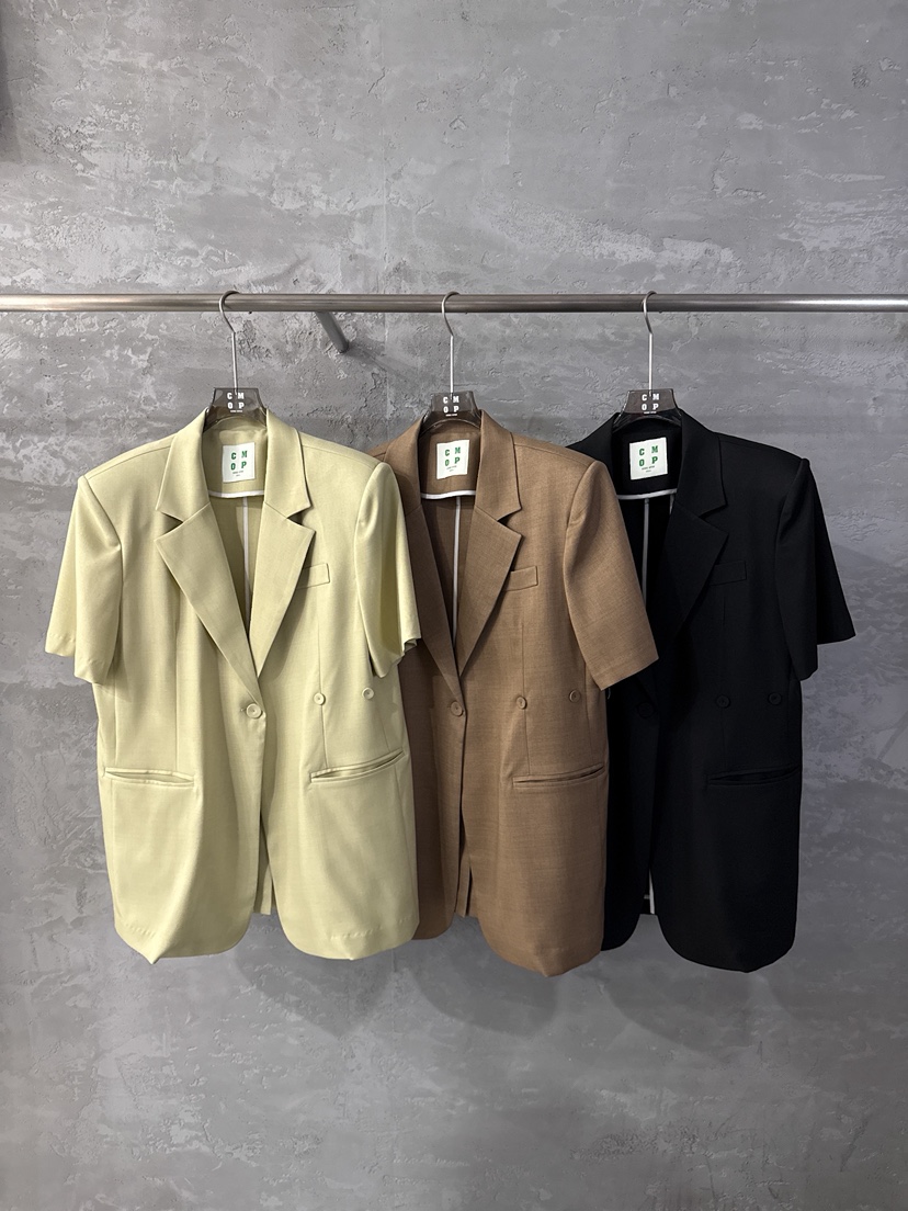 COME OPEN/HAPER東大門實拍韓國女裝新品職業西裝西服開衩CMOP/COME OPEN-HAPER西裝/西服