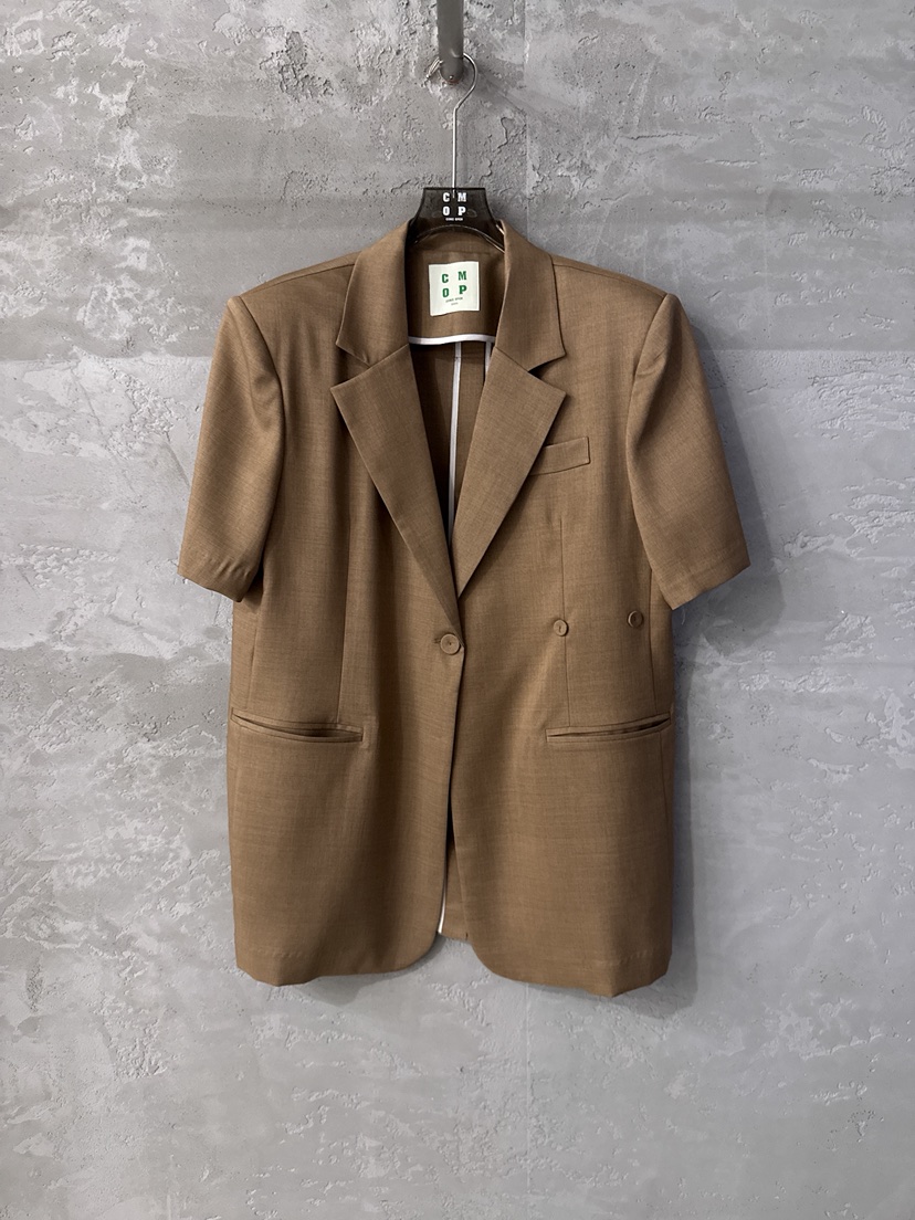 COME OPEN/HAPER東大門實拍韓國女裝新品職業西裝西服開衩CMOP/COME OPEN-HAPER西裝/西服圖色2