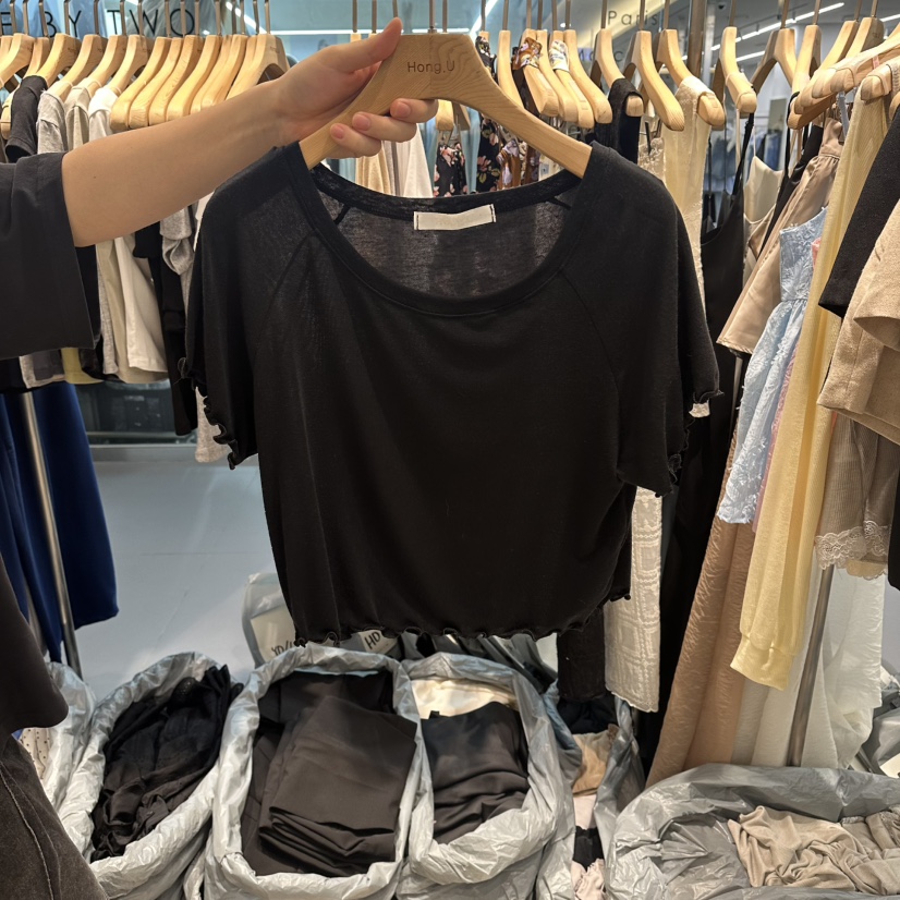 HONG.U韓國東大門代購女裝新品26夏季26春夏推薦時尚T恤HONG.UT恤圖色4