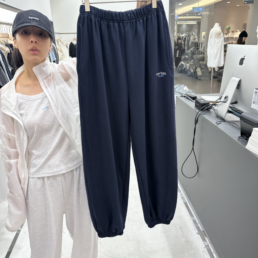 THE VALUE韓國直郵實拍女士新款推薦休閑26夏季休閑褲毛圈THE VALUE休閑褲圖色2