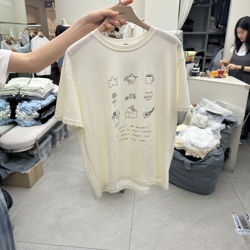 I MFACT東大門實拍韓國女士新品休閑熱賣職業推薦時尚T恤I MFACTT恤圖色1