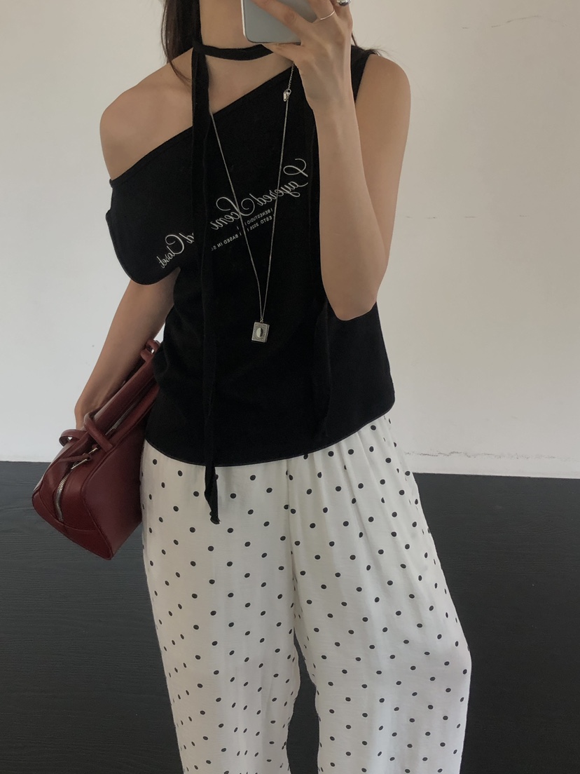 BENE韓國東大門直郵女士新品人氣休閑時尚吊帶背心含脖帶BENE吊帶/背心圖色2