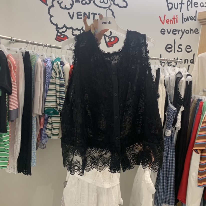 VENTI韓國直郵實拍女裝新款26春夏時尚人氣休閑職業吊帶背心VENTI吊帶/背心圖色2