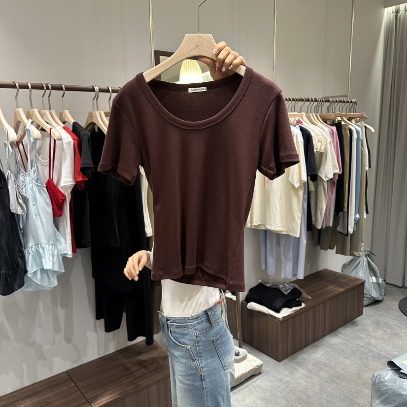 BABYTOUCH韓國直郵實拍女裝新品26春夏休閑職業人氣熱賣T恤BABYTOUCHT恤圖色4