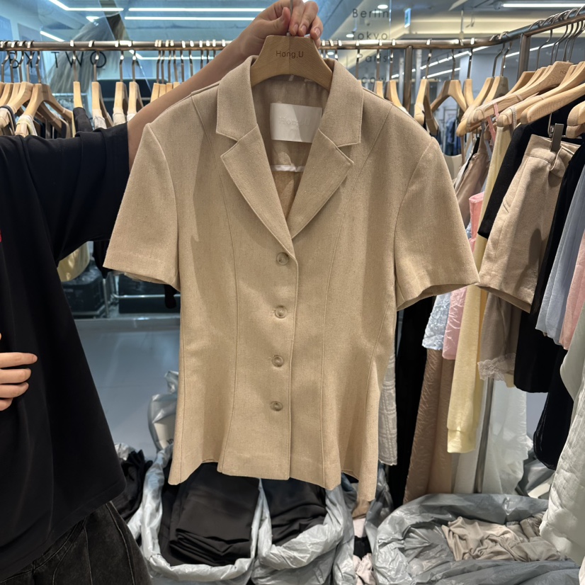 HONG.U韓國東大門代購女裝新品時尚26春夏休閑熱賣西裝西服HONG.U西裝/西服圖色1
