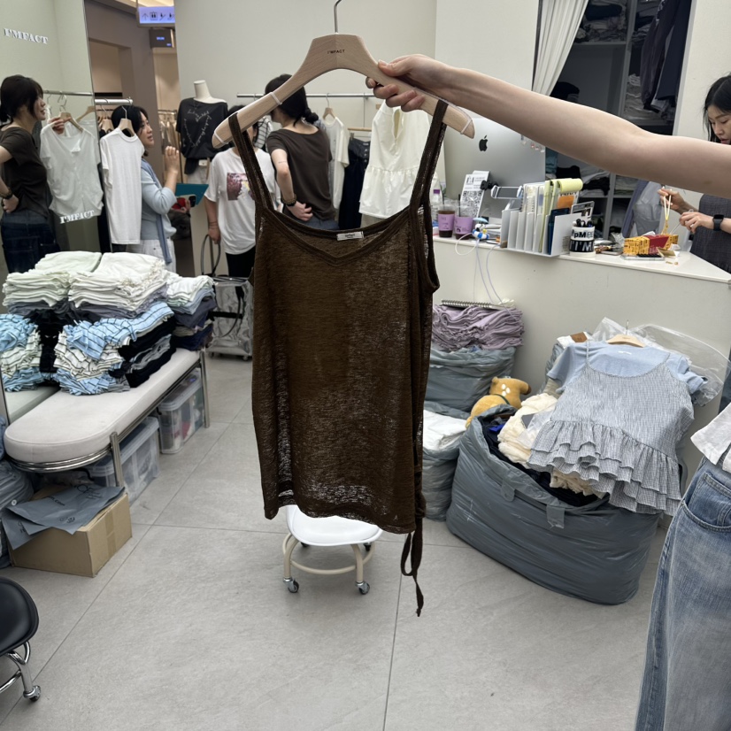 I MFACT韓國直郵女裝新品26春夏職業時尚推薦人氣吊帶背心I MFACT吊帶/背心圖色2