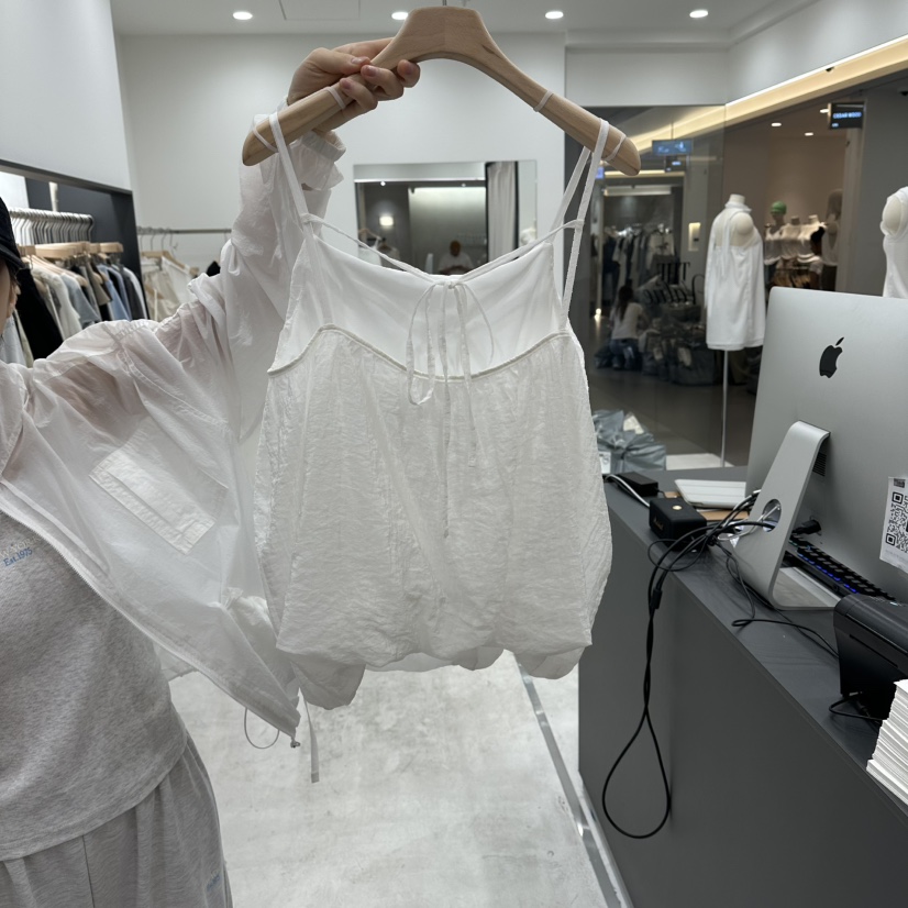THE VALUE韓國東大門代購女裝新品推薦26夏季吊帶背心無袖THE VALUE吊帶/背心