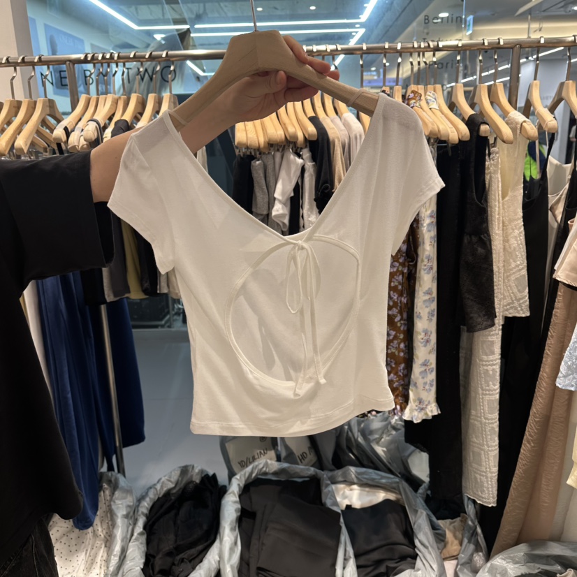 HONG.U韓國東大門直郵女士新品人氣時尚熱賣推薦職業T恤HONG.UT恤