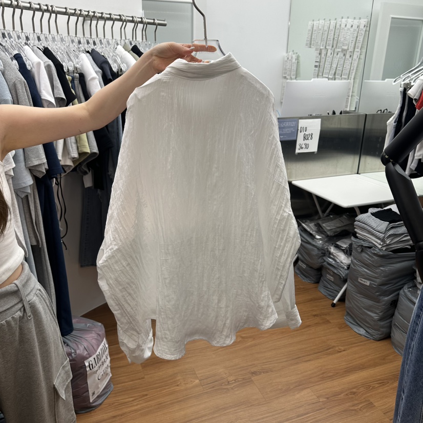 GABIZON韓國直郵實拍女裝新款26夏季26春夏職業襯衫蕾絲衫GABIZON襯衫/蕾絲衫