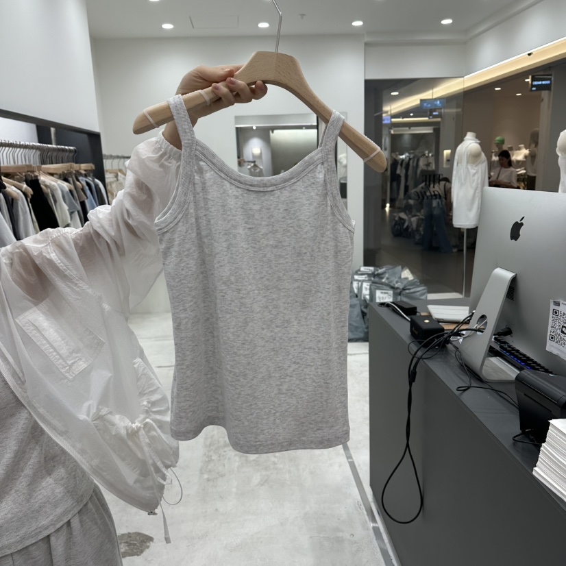 THE VALUE韓國直郵女士新款休閑人氣職業時尚吊帶背心無袖THE VALUE吊帶/背心