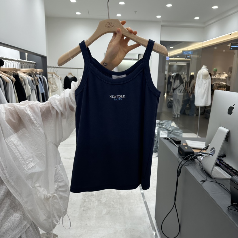 THE VALUE韓國直郵女士新款休閑人氣職業時尚吊帶背心無袖THE VALUE吊帶/背心圖色2