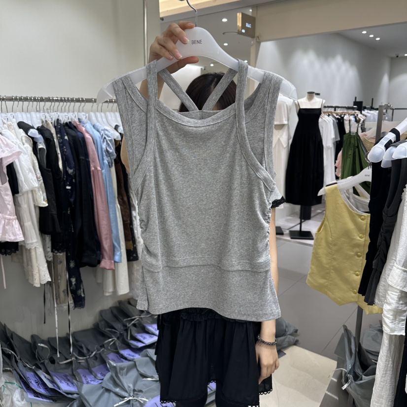 BENE韓國代購女裝新品26夏季26春夏時尚人氣職業吊帶背心BENE吊帶/背心圖色4