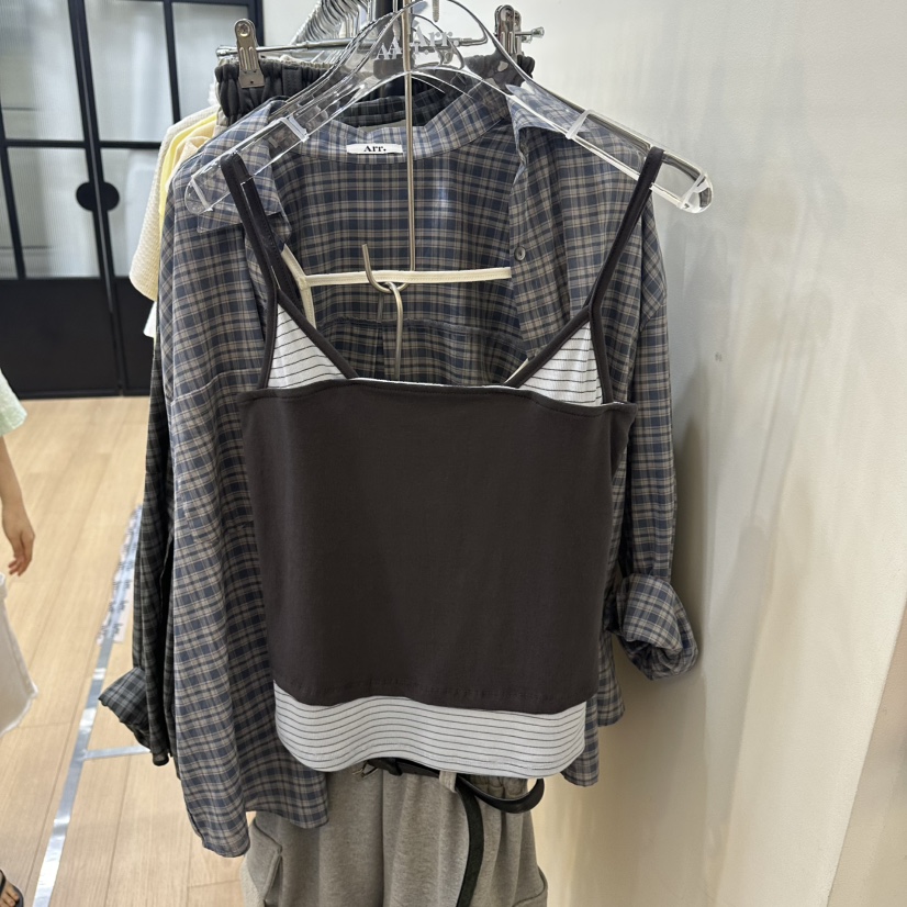 ARR韓國直郵實拍女裝新品熱賣人氣休閑時尚推薦26夏季吊帶背心ARR吊帶/背心圖色1