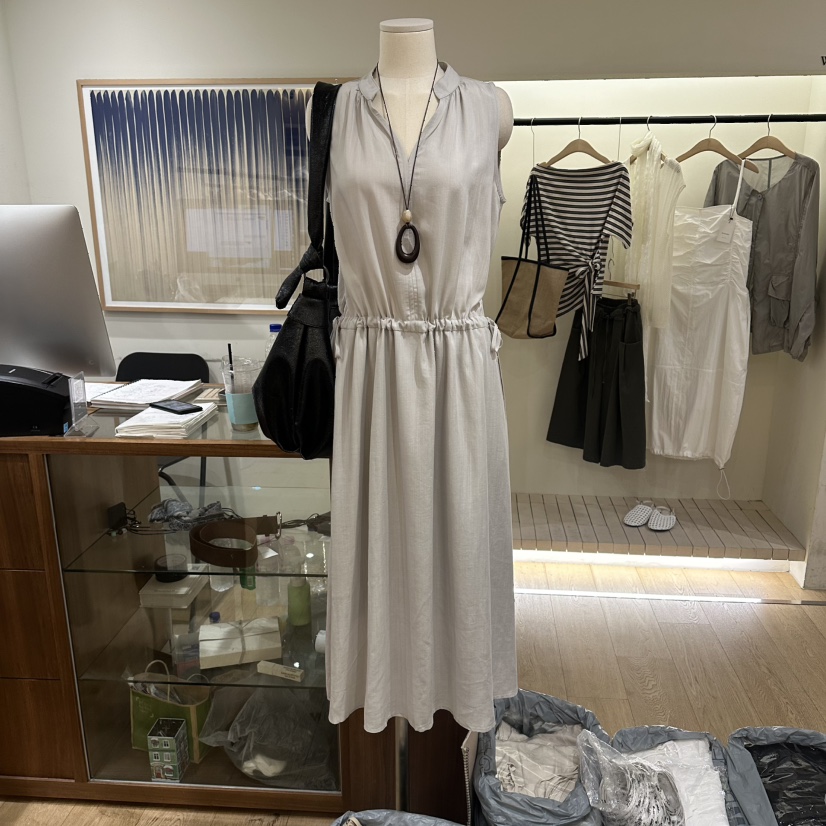 WINSOME韓國直郵女裝新品職業26夏季人氣休閑連衣裙不含項鏈WINSOME連衣裙圖色1