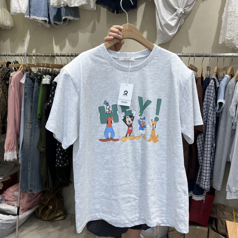 J PEAK/BY FLOW韓國代購女士新品時尚26夏季熱賣推薦T恤J PEAKT恤圖色1