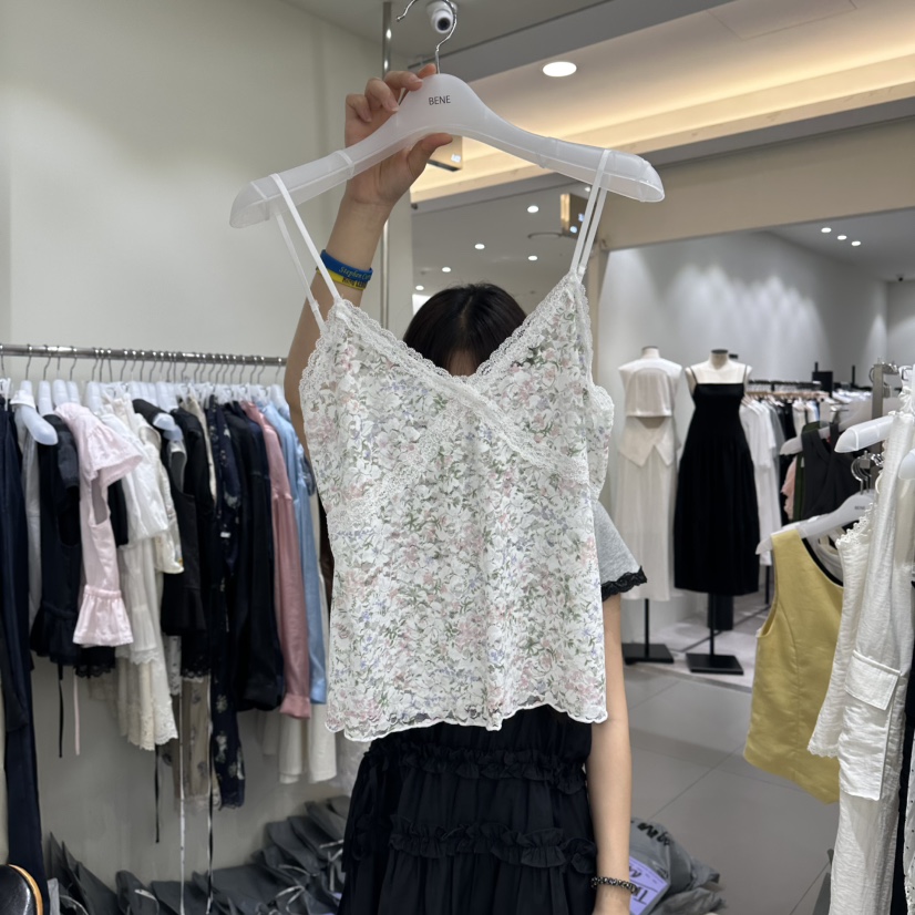 BENE韓國代購女士新款人氣26春夏休閑26夏季熱賣吊帶背心BENE吊帶/背心圖色1