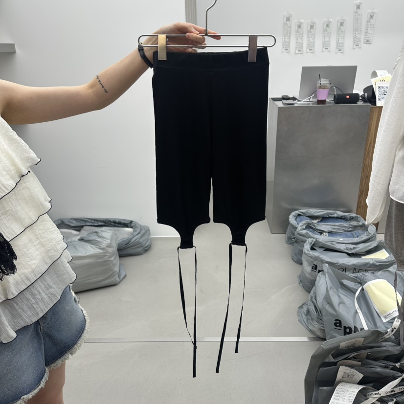 ENHANCE韓國東大門直郵女裝新款推薦熱賣職業打底褲鯊魚褲ENHANCE/HOPESMORE打底褲/鯊魚褲圖色3黑色
