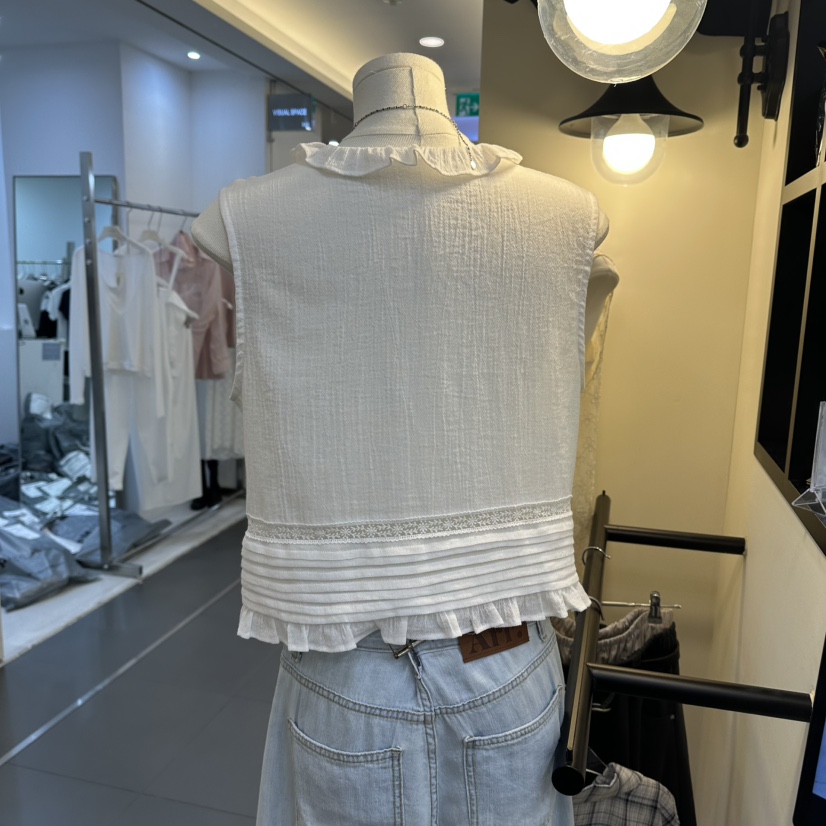 ARR韓國直郵女士新品26夏季熱賣休閑職業吊帶背心不含項鏈ARR吊帶/背心