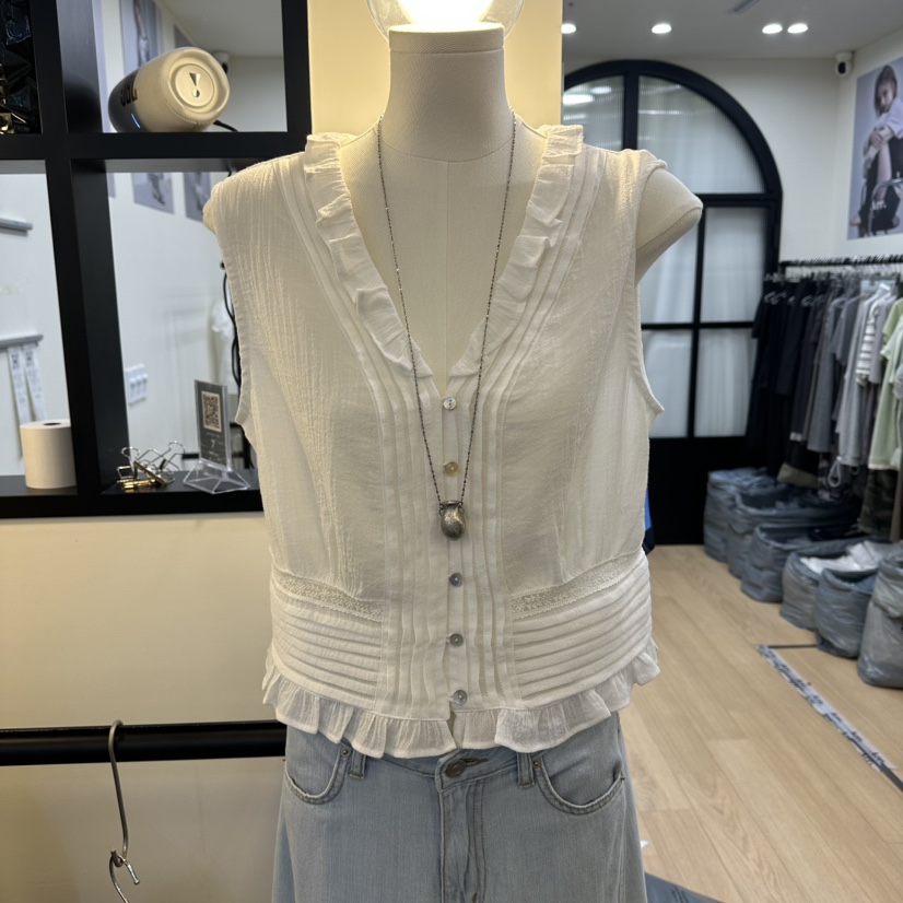 ARR韓國直郵女士新品26夏季熱賣休閑職業吊帶背心不含項鏈ARR吊帶/背心圖色1