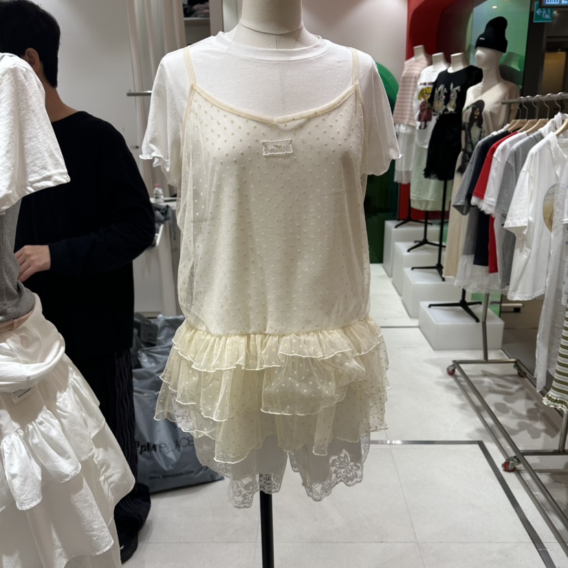 MINI UNNI韓國東大門代購女裝新款職業推薦26春夏襯衫蕾絲衫MINI UNNI襯衫/蕾絲衫圖色1
