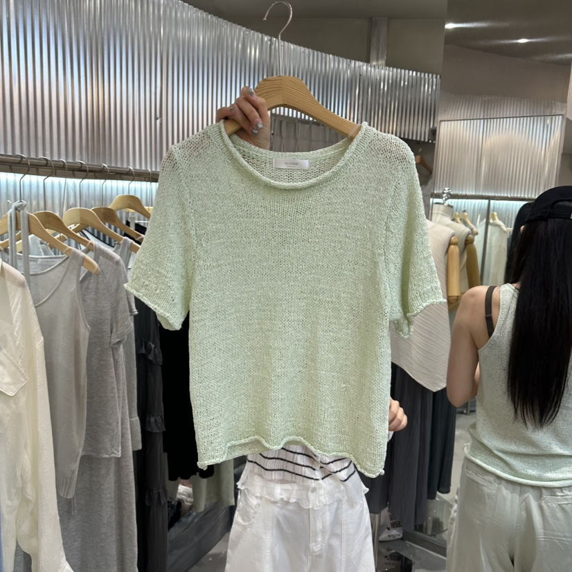 ALEGRE韓國代購女士新品休閑推薦職業人氣26春夏26夏季T恤ALEGRET恤圖色1