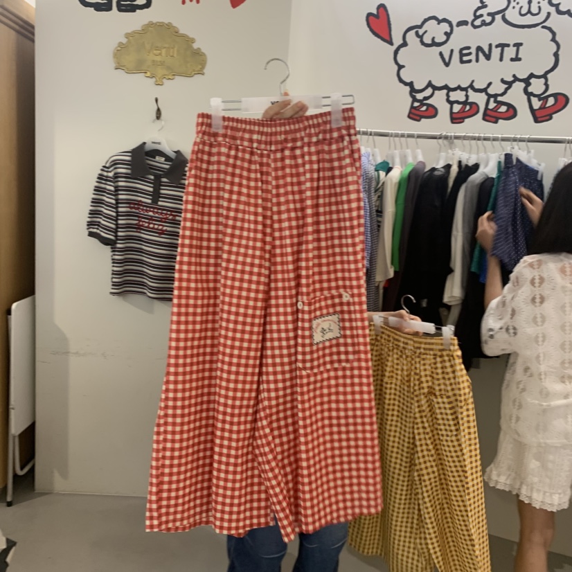VENTI韓國代購女裝新款26夏季職業推薦熱賣時尚26春夏休閑褲VENTI休閑褲圖色2