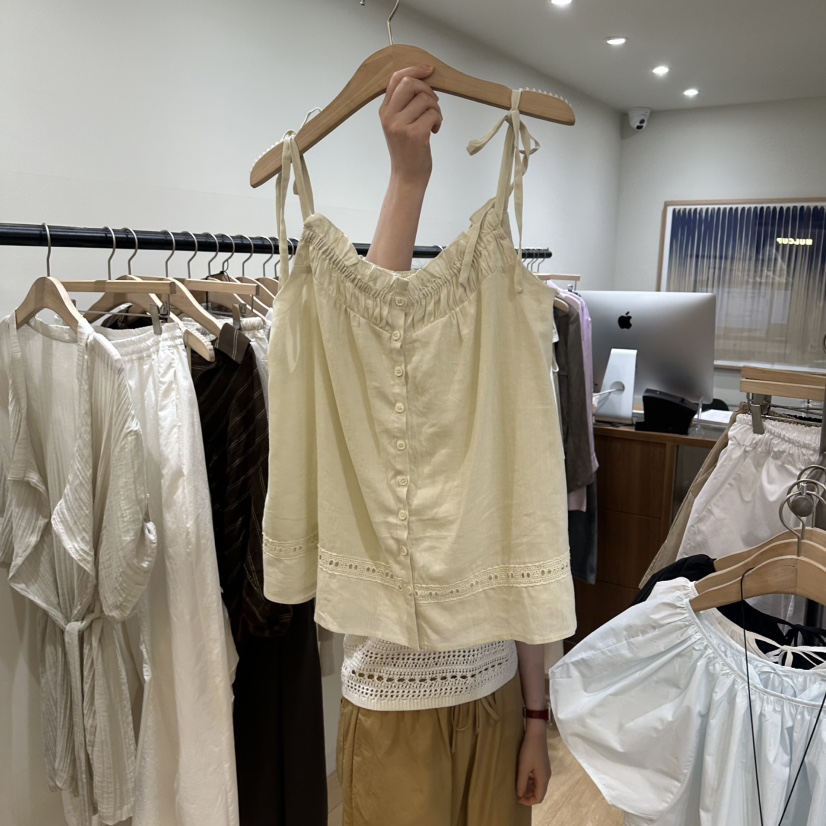 WINSOME韓國東大門直郵女裝新品休閑26春夏人氣吊帶背心無袖WINSOME吊帶/背心圖色2
