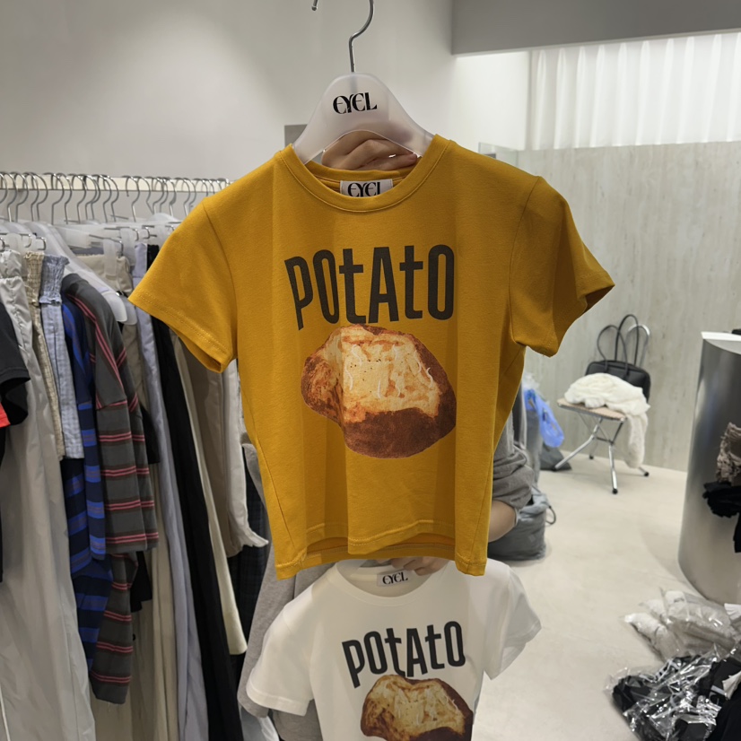 EYEL韓國東大門代購女裝新品熱賣26夏季26春夏休閑推薦T恤EYELT恤圖色2