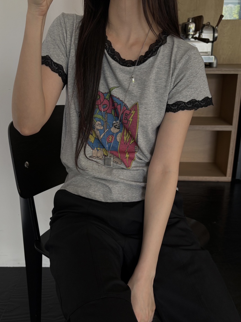 BENE韓國直郵女裝新品26夏季休閑人氣推薦熱賣時尚職業T恤BENET恤圖色6