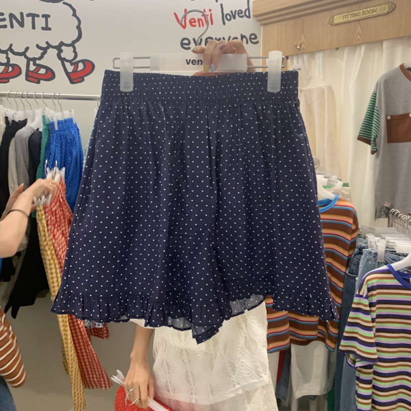 VENTI韓國直郵女裝新品26春夏休閑熱賣人氣時尚短褲荷葉邊VENTI短褲圖色4