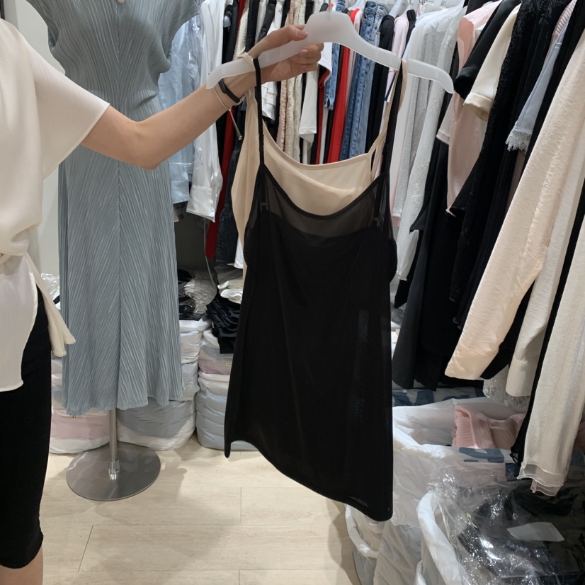 LOVE SOME韓國代購女士新品26春夏時尚吊帶背心吊帶裙無袖LOVE SOME吊帶/背心圖色2