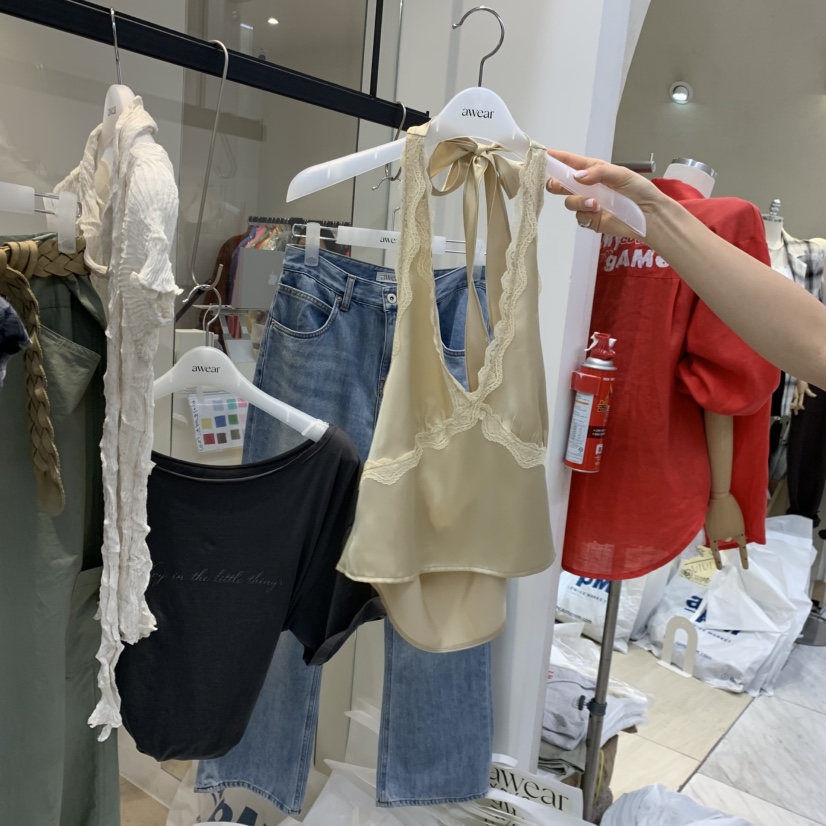 RUMIRU/AWEAR韓國東大門直郵女士新款26春夏休閑吊帶背心awear/RUMIRU吊帶/背心圖色1