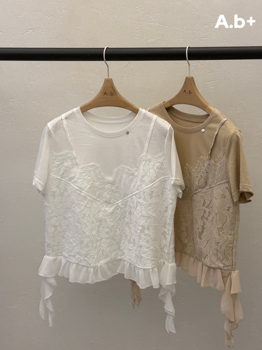 AUTUMN BEIGE PLUS韓國直郵實拍女裝新品職業T恤假兩件A.b/AUTUMN BEIGET恤