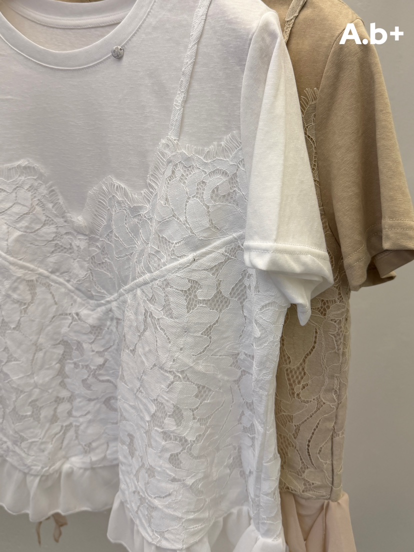 AUTUMN BEIGE PLUS韓國直郵實拍女裝新品職業T恤假兩件A.b/AUTUMN BEIGET恤