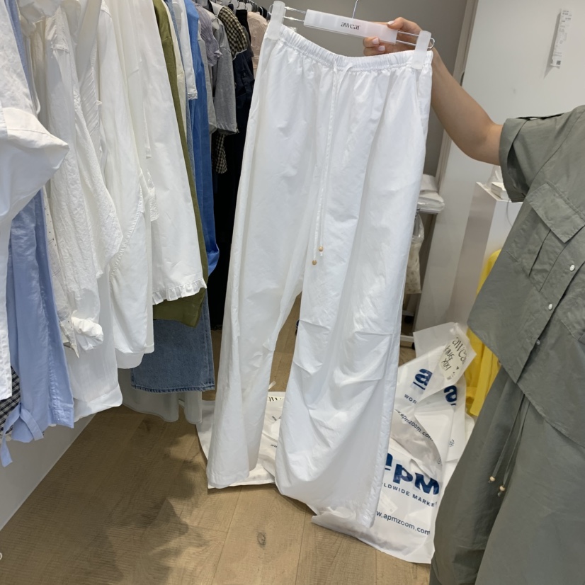 RUMIRU/AWEAR韓國代購女士新品26春夏推薦休閑26夏季休閑褲awear/RUMIRU休閑褲圖色1