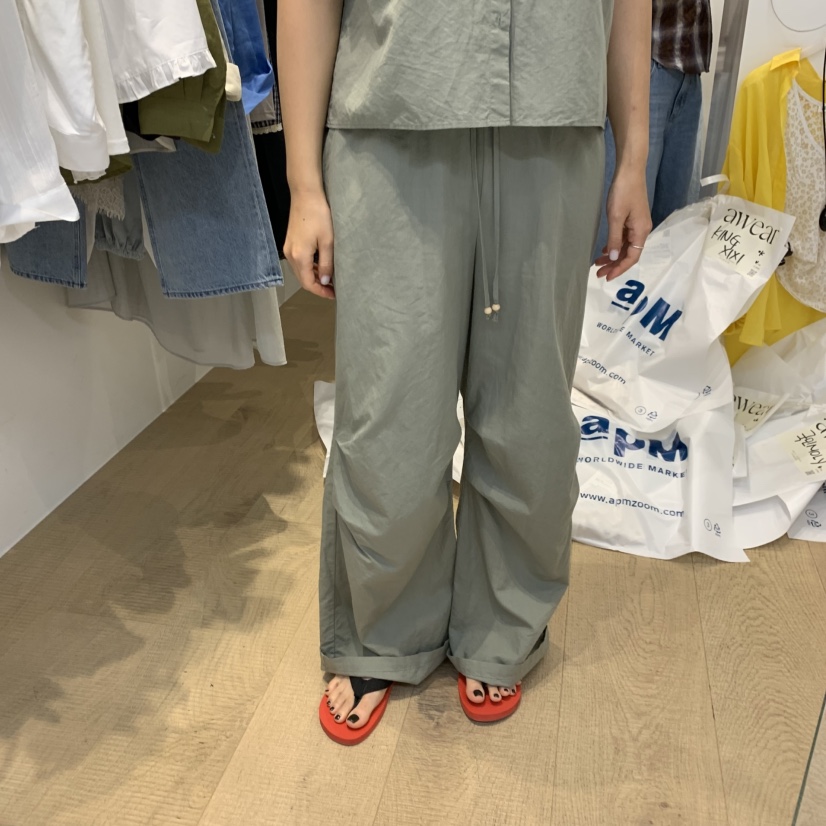 RUMIRU/AWEAR韓國代購女士新品26春夏推薦休閑26夏季休閑褲awear/RUMIRU休閑褲圖色3