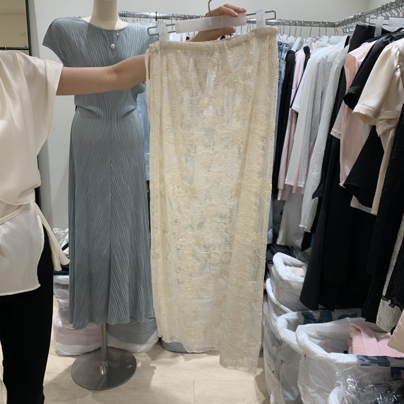 LOVE SOME韓國東大門代購女士新款推薦26夏季熱賣長裙多層LOVE SOME長裙