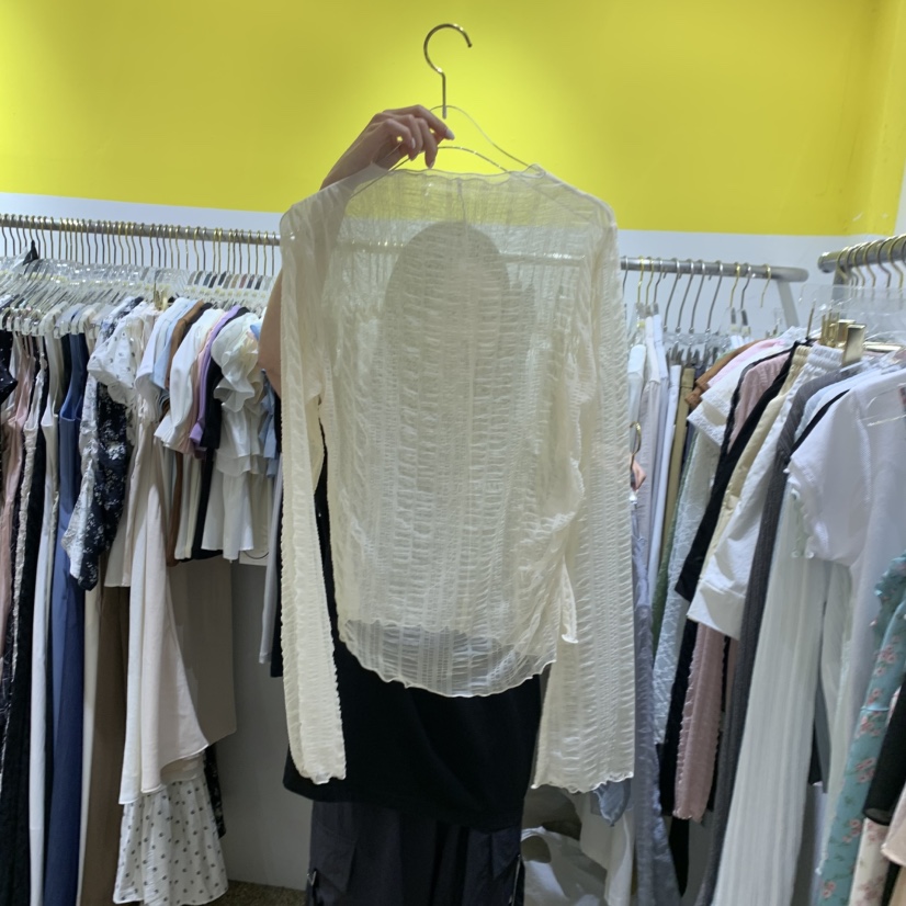 LE MASTERPLACE韓國東大門代購女士新品26春夏襯衫蕾絲衫Le masterpiece襯衫/蕾絲衫圖色1