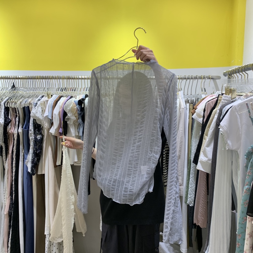 LE MASTERPLACE韓國東大門代購女士新品26春夏襯衫蕾絲衫Le masterpiece襯衫/蕾絲衫圖色2