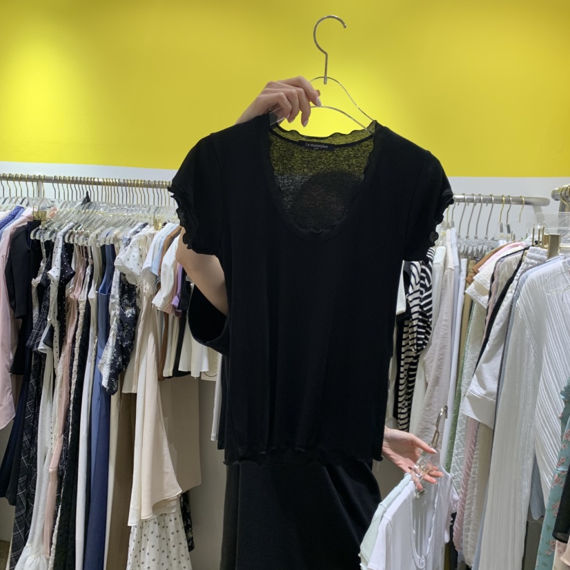 LE MASTERPLACE韓國直郵女裝新品時尚職業26夏季休閑T恤Le masterpieceT恤圖色3