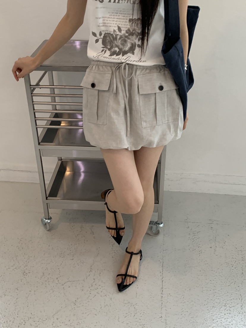 RIVER RAIN韓國直郵女士新品時尚休閑26夏季熱賣人氣短裙RIVER RAIN短裙