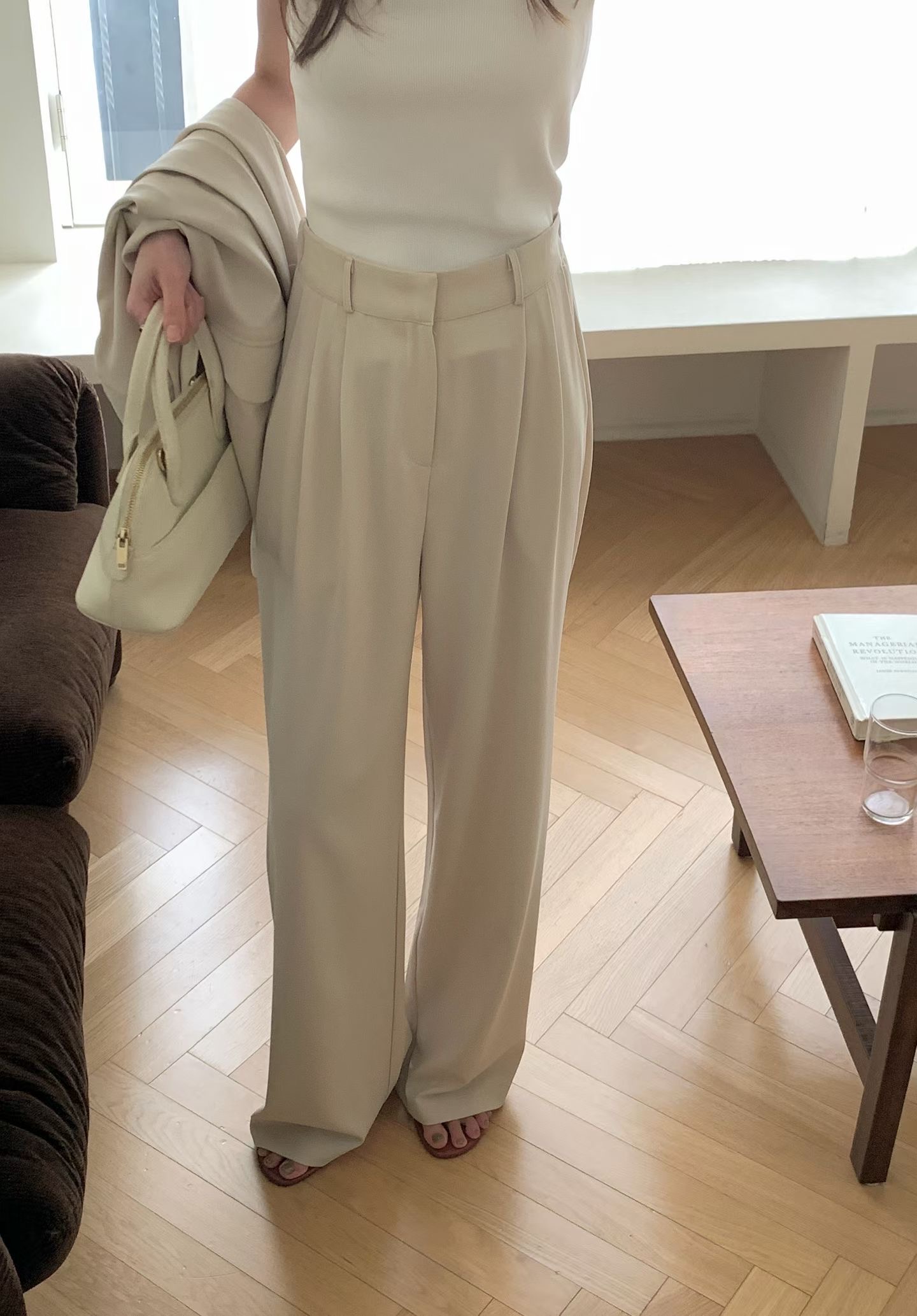 HACKER東大門實拍韓國女士新款人氣26夏季推薦休閑休閑褲HACKER休閑褲圖色1