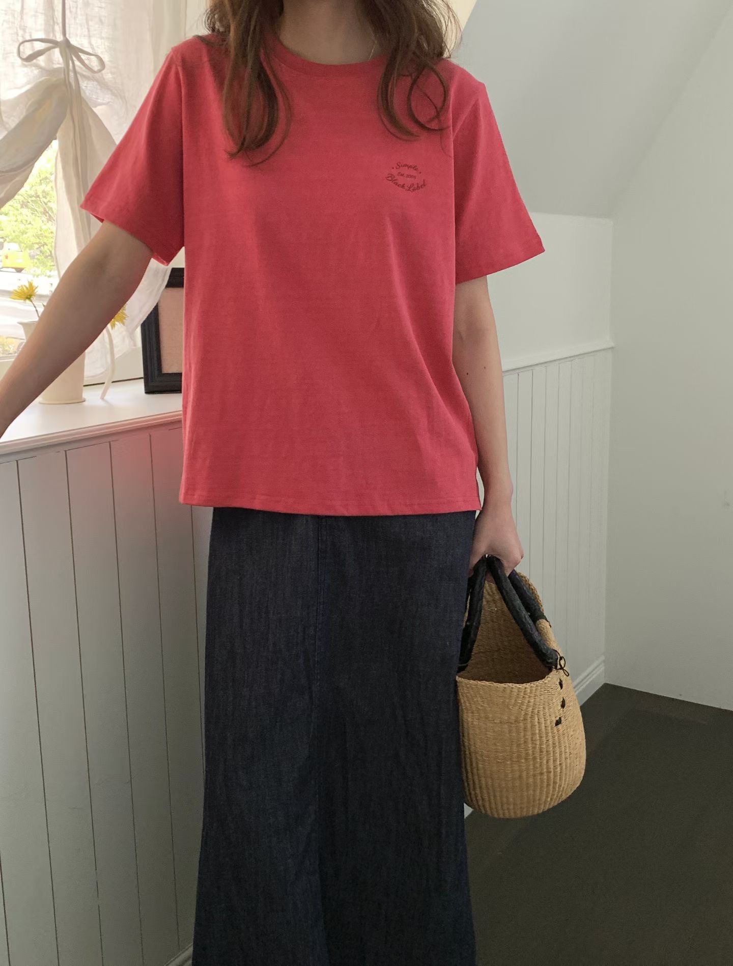 HACKER韓國代購女士新款人氣26春夏職業熱賣26夏季推薦T恤HACKERT恤圖色3