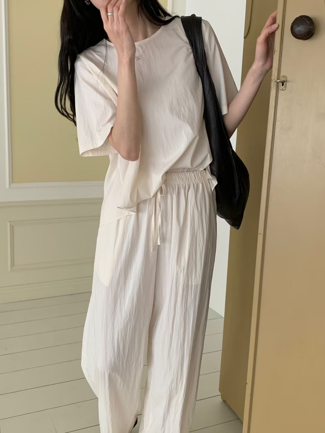 HACKER韓國東大門直郵女士新品26春夏休閑人氣襯衫蕾絲衫HACKER襯衫/蕾絲衫