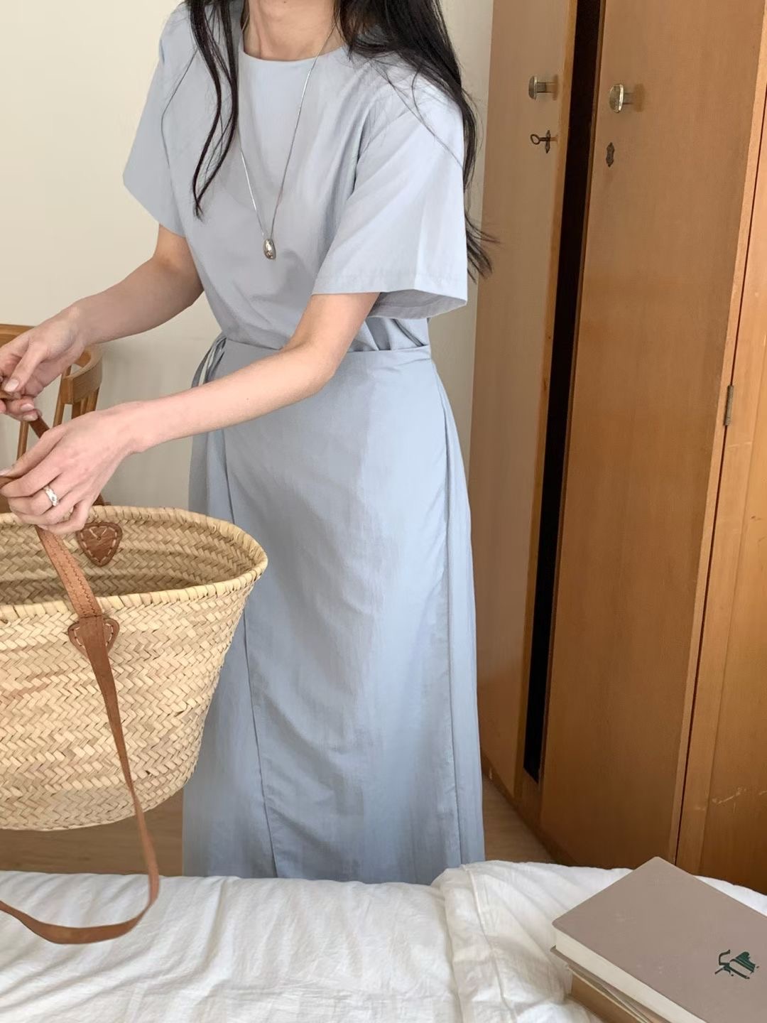 HACKER韓國直郵實拍女裝新款26春夏熱賣26夏季人氣連衣裙HACKER連衣裙