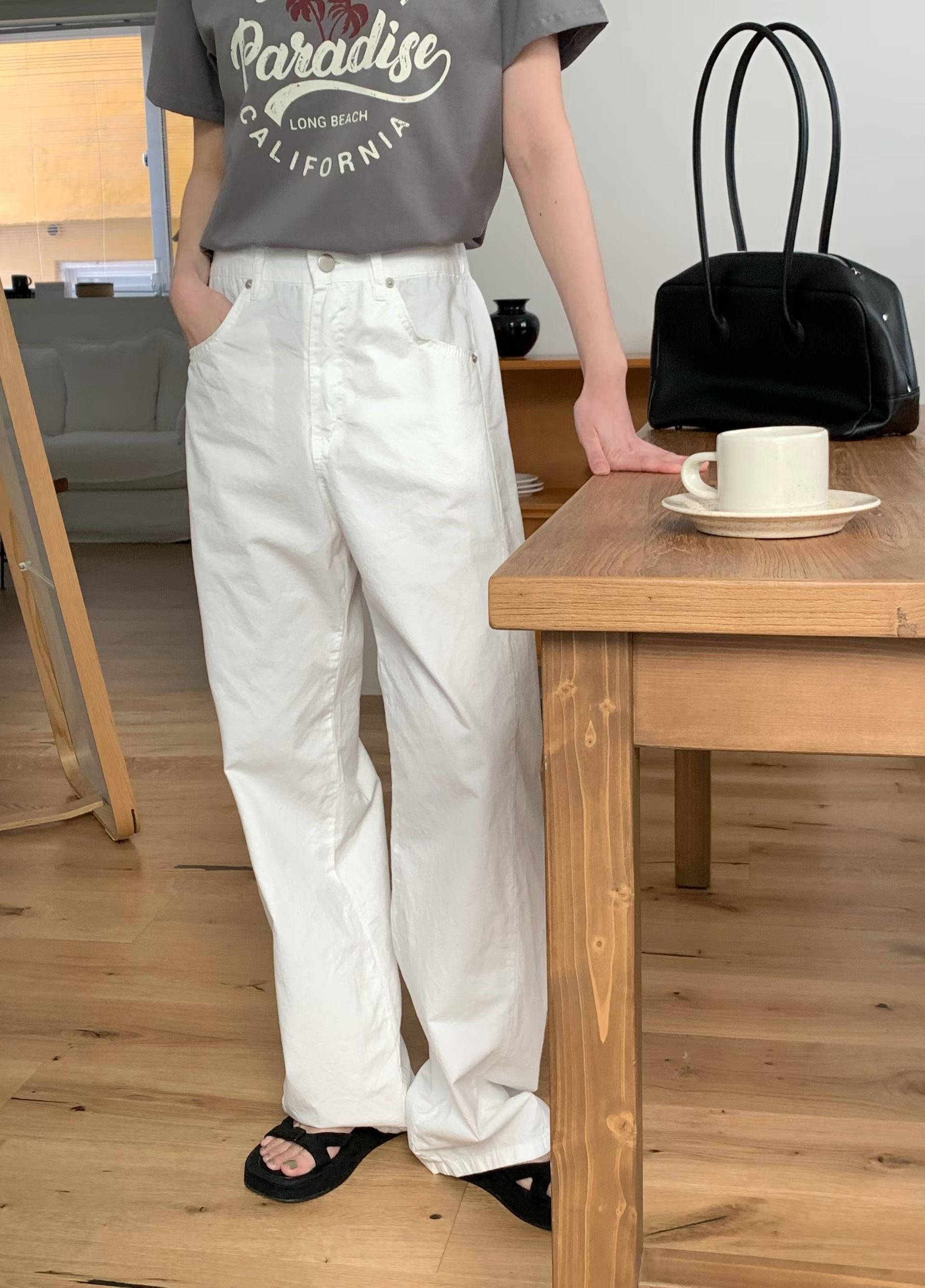 HACKER韓國直郵女裝新品26夏季熱賣職業休閑人氣推薦休閑褲HACKER休閑褲