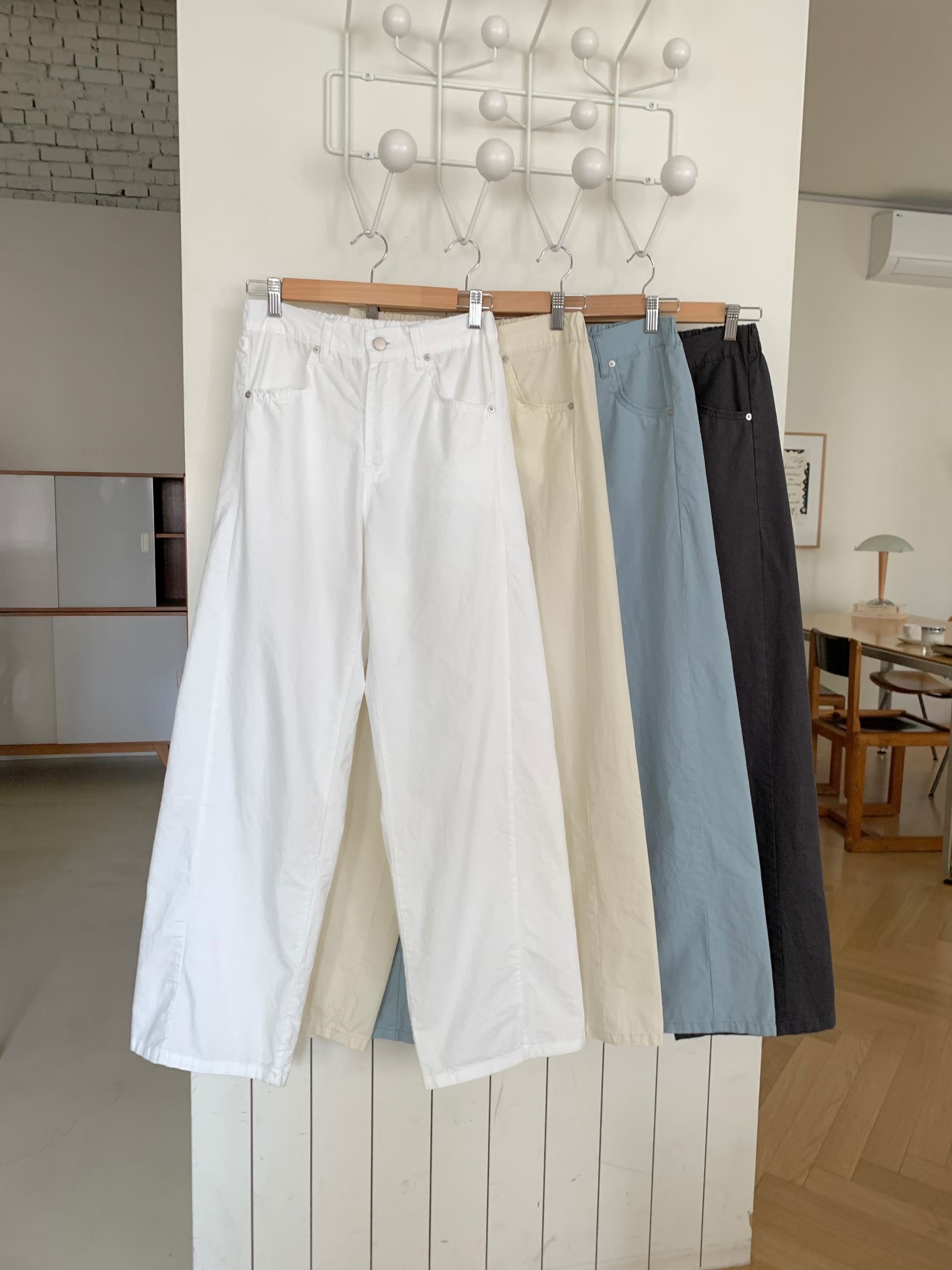 HACKER韓國直郵女裝新品26夏季熱賣職業休閑人氣推薦休閑褲HACKER休閑褲圖色4左四色