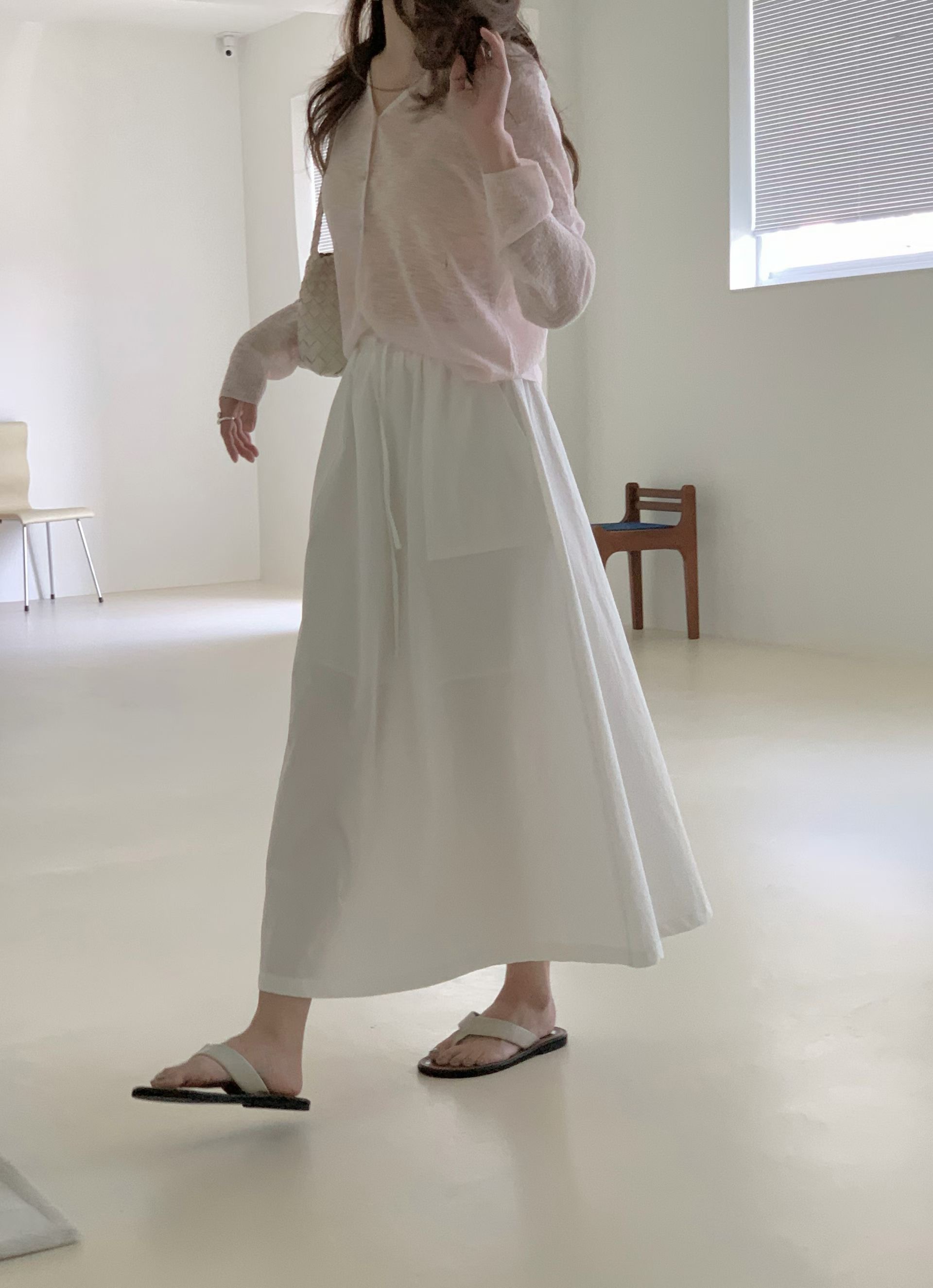 HACKER韓國東大門直郵女裝新款休閑時尚職業推薦26夏季長裙HACKER長裙