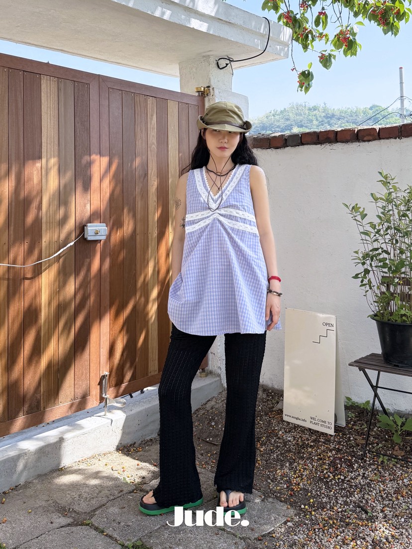 HEYJUDE韓國直郵實拍女裝新品26夏季休閑推薦時尚吊帶背心HEYJUDE吊帶/背心