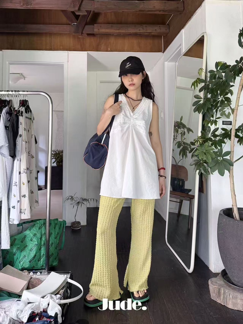 HEYJUDE韓國直郵實拍女裝新品26夏季休閑推薦時尚吊帶背心HEYJUDE吊帶/背心